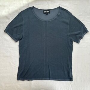 Vintage Kasper Knit Top Short Sleeve‎ Casual Tee T-Shirt Women's Size 12
